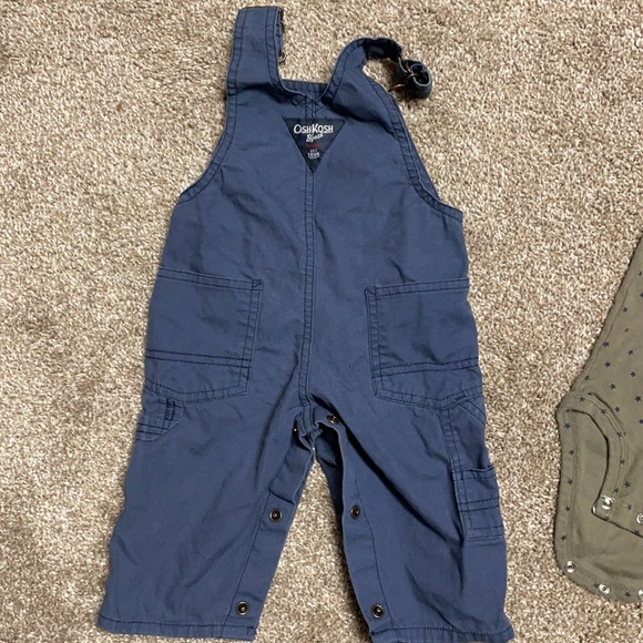 6 piece set of onesies and overalls. Like new! OshKosh, Carter’s, more! 6-12 mo. - Picture 2 of 14